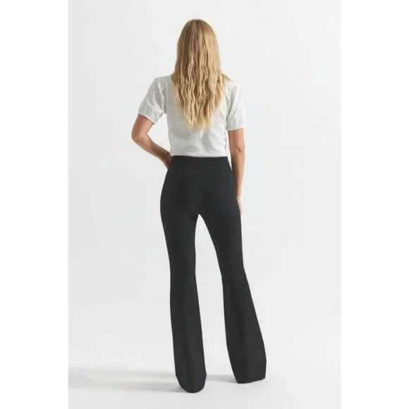 Derek Lam 10 Crosby | FLARE TROUSER Black - Size 2 - Picture 3 of 11